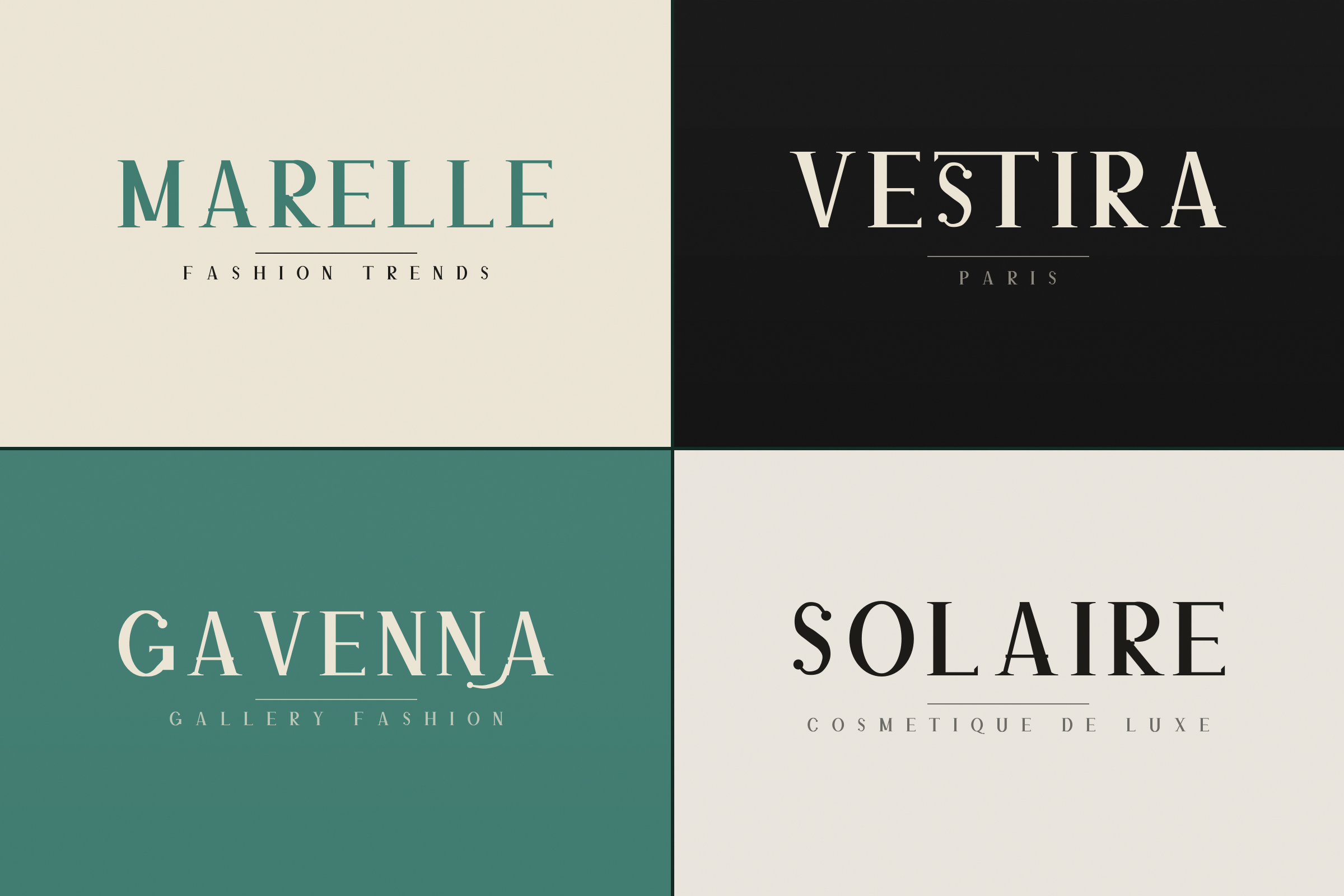 Velmora - Luxury All-Caps Serif preview 3